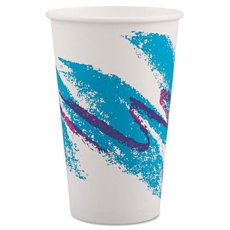 Tistheseason Solo Cup Jazz Paper Hot Cups; 16 oz. Polycoated 